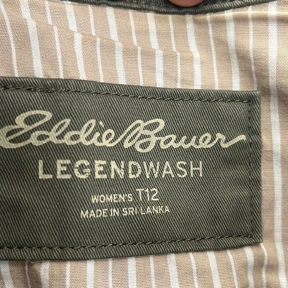 Eddie Bauer Jacket- Army Green - Picture 2 of 5